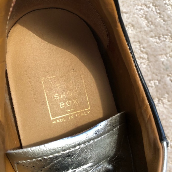 The Shoe Box Metallic Silver Sneakers - Sz 11